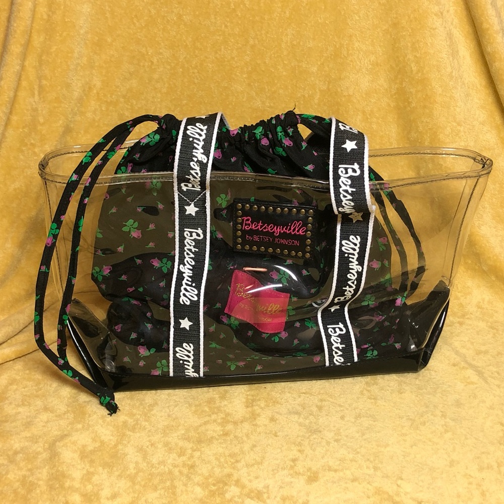 RARE Betsey Johnson Betseyville Satchel Bag